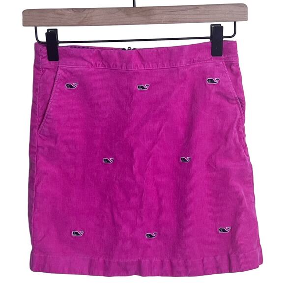 Vineyard Vines Other - Vineyard Vines Pink Corduroy Straight Pencil Skirt Girls 10